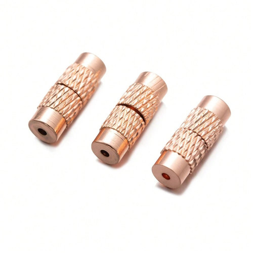20pc brass screw clasps barrel - brass,