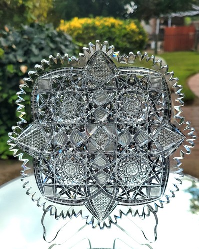 American brilliant cut glass - american,