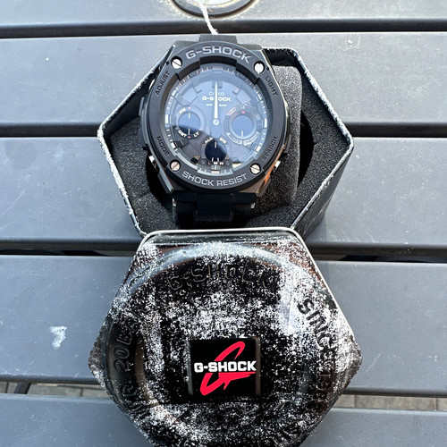 Casio shock gsts100g 1b - casio, g-shock