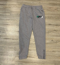 Trapstar Chenille Decoded Tracksuit Bottoms - Grey - Size Large