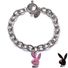 Playboy Charm Bracelet Link