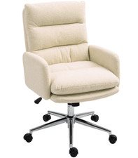 HOMCOM Upholstered Desk Chair