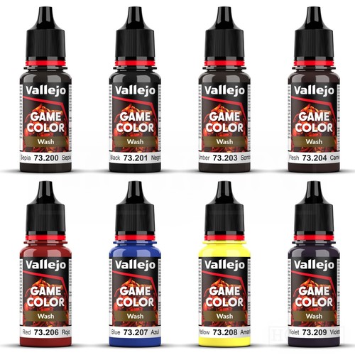 Vallejo game colour wash - wash, model