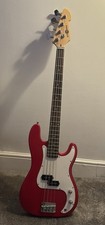 4-String Electric Bass Guitar with Gig Bag and Lead