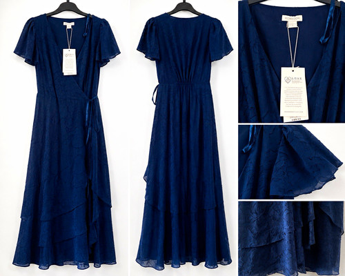 Monsoon blue floral chiffon - monsoon,