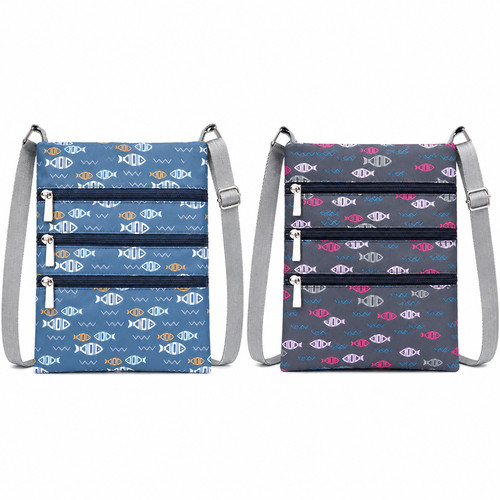 Ladies crossbody bag fish - ladies,