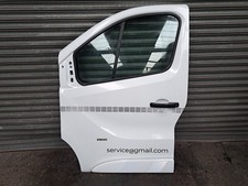 VAUXHALL VIVARO 2017 PASSENGER SIDE LEFT FRONT COMPLETE DOOR WHITE 474