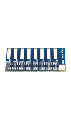 Dcc led lighting resistor pcb - dcc,