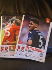 Leyton Orient Home Programmes