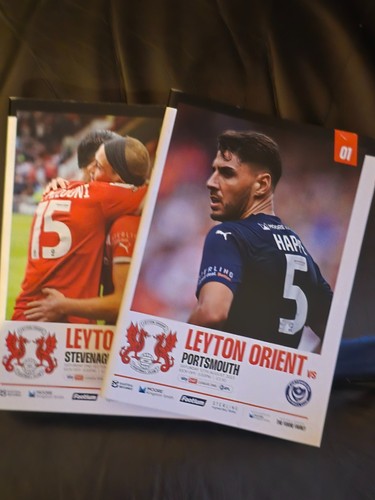 Leyton orient home programmes - orient,