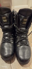 Altberg Tabbing Boot Black Leather Tactical  uk 10 fantastic condition 
