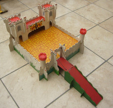 Vintage Toy wooden Packaway Fort Castle