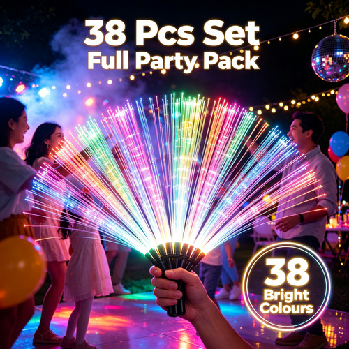 38pcs fibre optic light - 38pcs,
