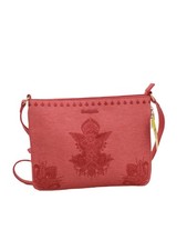 Desigual Women's Bag Pink Floral Polyester with Other Shoulder Bag