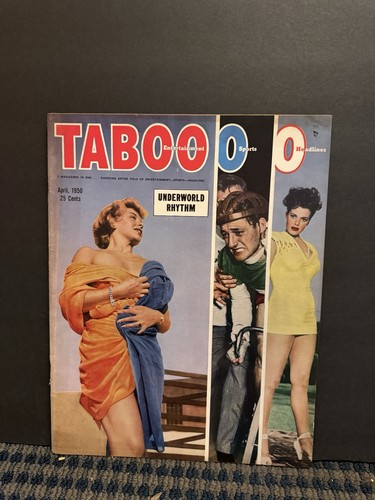1950 april taboo magazine - april,