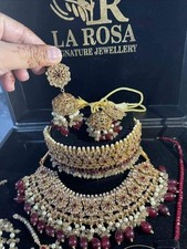 Asian  Wedding Bridal Jewellery Set - La Rosa - Unique High Quality
