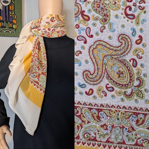 1930s 40s crepe silk large - 1930s,
