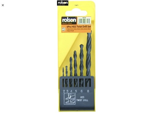 Rolson piece hss twist drill - rolson,