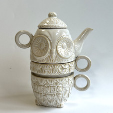 Next Teapot Set Owl Friends