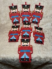 Set of 8 Christmas Nutcracker