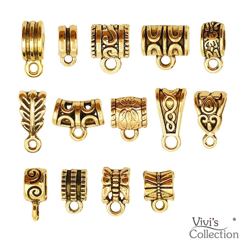 120pcs gold bails - 120pcs,