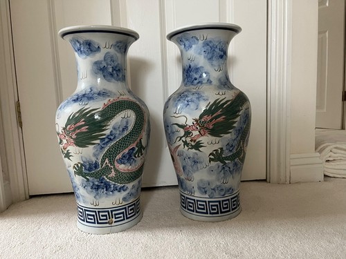 Pair large vintage - pair,