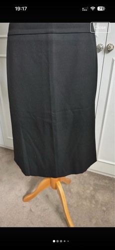 Women black side splits - black,