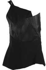 ROLAND MOURET BLACK CREPE TOP