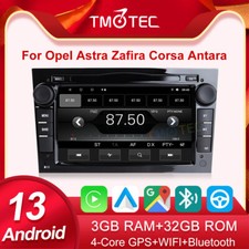 Android 13 Car Stereo Sat Nav DAB+ 4-Core Vauxhall Vectra Astra Corsa C/D Zafira