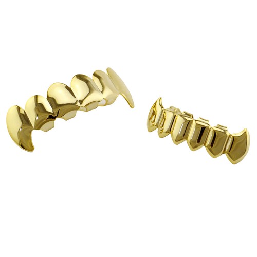 Luxury 18k gold teeth - gold,