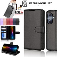 For Samsung Galaxy A17 5G Leather RFID Blocking Card Wallet Stand & Flip Case