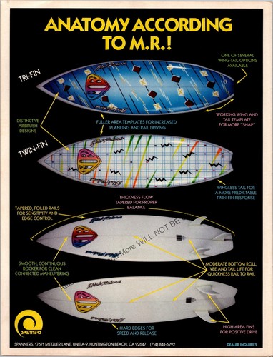 Mark richards surfboards - mr,
