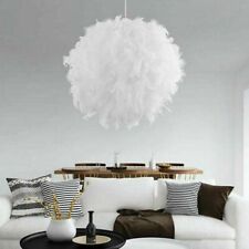 Feather Lampshade Ceiling