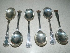 Set Of 6 Silver Plated EPNS