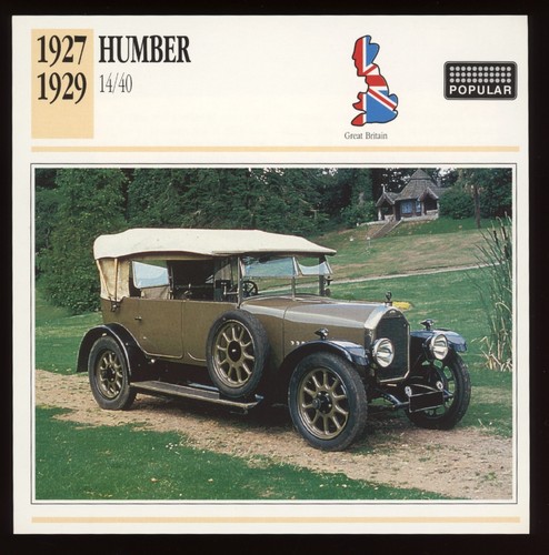 1927 1929 humber 14 40 - -,