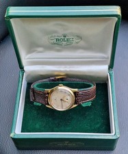 Vintage Gents Rolex 9ct Gold Manual Wind Watch c1949, 30mm Working Inscription.