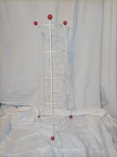 Vintage White 5 Tier Pan Stand 78 x 31 x 31 CM