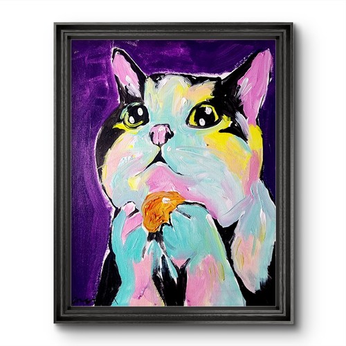 Aleph hand painted - hand,