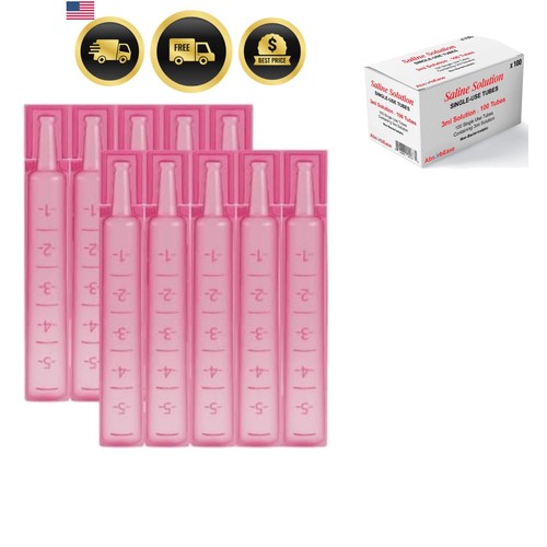 Saline solution 3ml each 100 - saline,