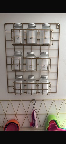 Spice rack with jars - rack,