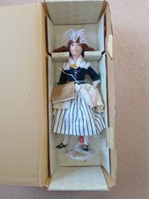 Franklin Mint Porcelain Doll The Strawberry Girl - Limited Edition