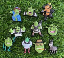 Bundle of 10 Shrek themed croc shoe charms