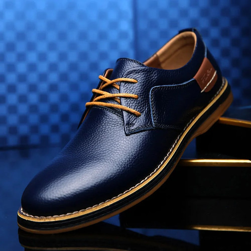 Men oxfords genuine leather - men,