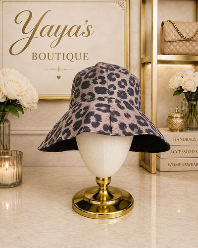 Leopard print black - print, &