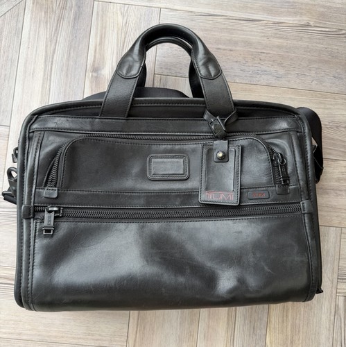 Tumi alpha leather black - alpha,