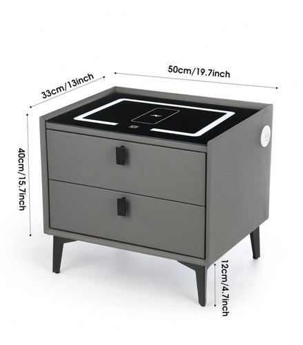 Led bedside table - with, 3