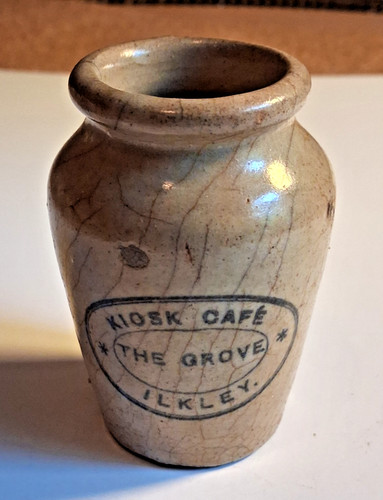 Antique cream pot the grove - pot,