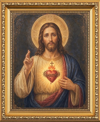 The sacred heart jesus - heart,