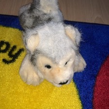 Keel Toys Furry Husky Wolf Dog