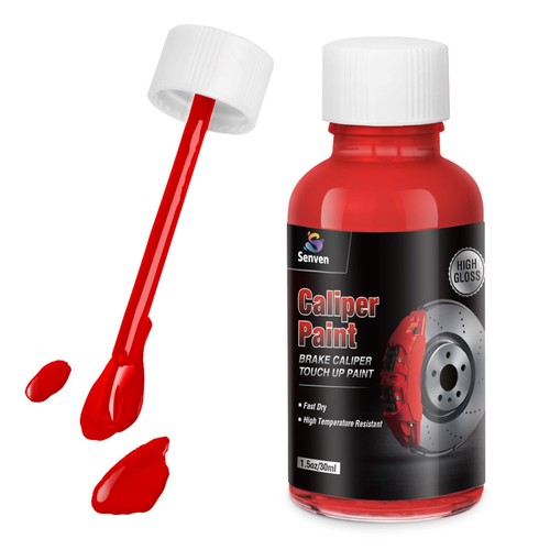 Red caliper paint brake - paint, touch